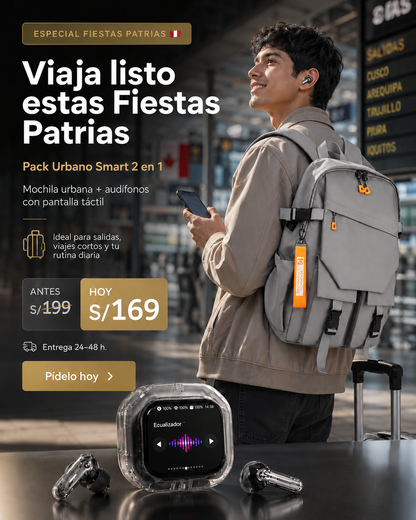 Pack Urbano Smart 2 en 1