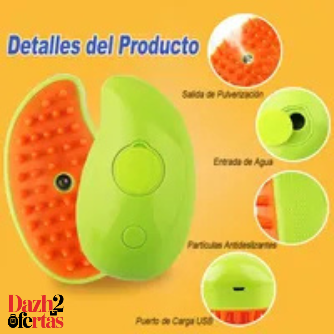 CEPILLO A VAPOR 3 EN 1 PARA MASCOTAS