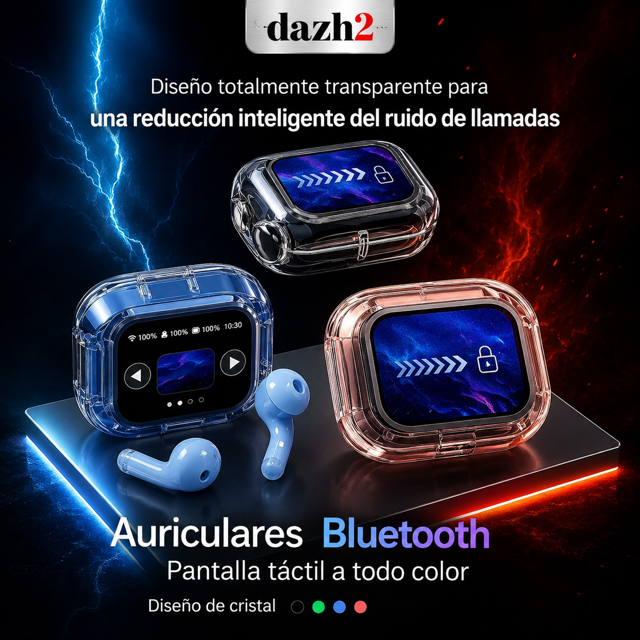 AUDIFONOS AIR MAX CON PANTALLA TACTIL