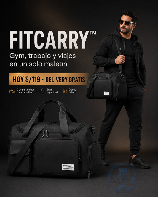 FitCarry™:  lleva el gym, el trabajo y tus viajes en un solo maletín